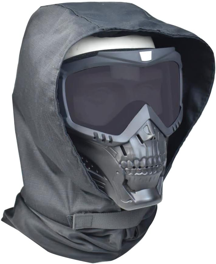 JFFCESTORE Airsoft Mask Balaclava Full Face and Detachable Anti Fog Airsoft Goggles Military Outdoor Sport CS Tactical Paintball Mask Face Eye Protection Headgear Mask - Image 2
